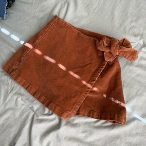 Forever 21 Camel Corduroy Skirt